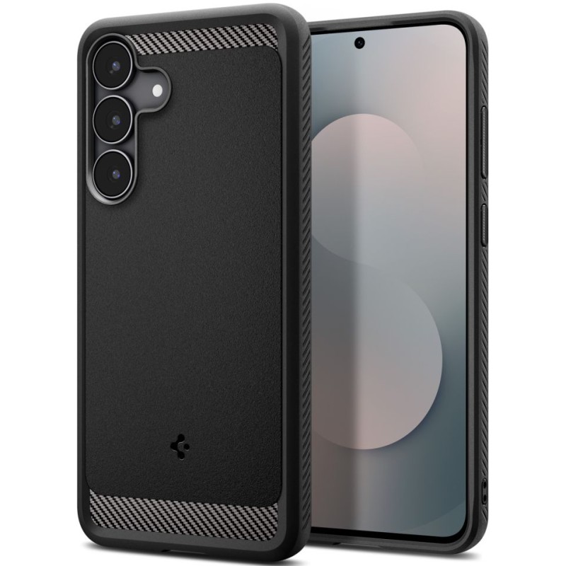SPIGEN RUGGED ARMOR за Galaxy S25 FE (Matte Black) - SPIGEN RUGGED ARMOR за Galaxy S25 FE (Matte Black) - 8800283311570-ACS10025