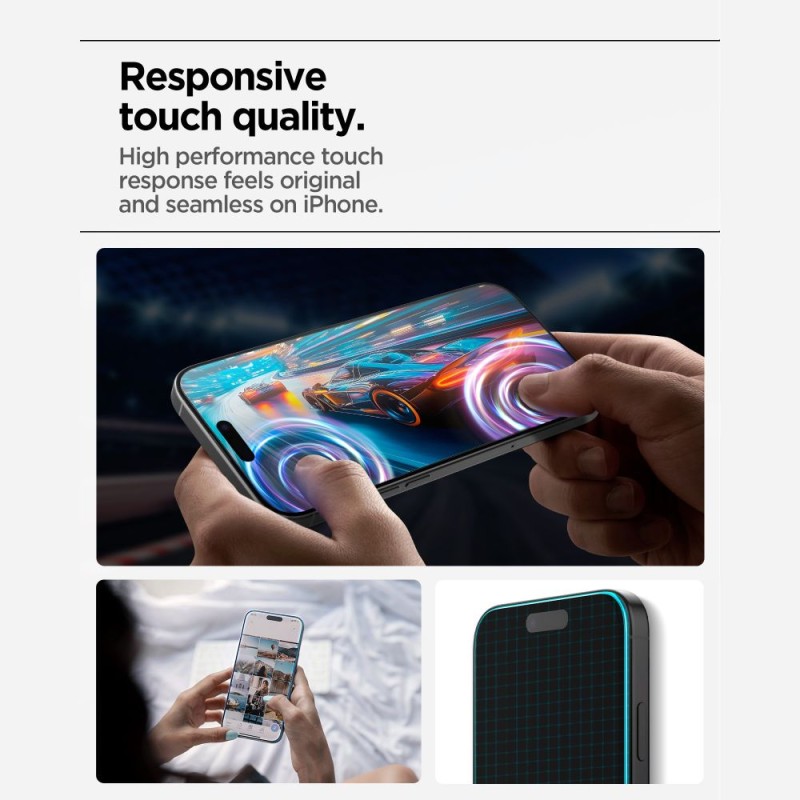 Spigen ALM Glas.tR AlignMaster Slim закалено стъкло за iPhone 17 Pro Max (Clear) – 3 бр. (SKU: 8800283312317-AGL10099) - Spigen ALM Glas.tR AlignMaster Slim закалено стъкло за iPhone 17 Pro Max (Clear) – 3 бр. (SKU: 8800283312317-AGL10099) - 8800283312317-AGL10099