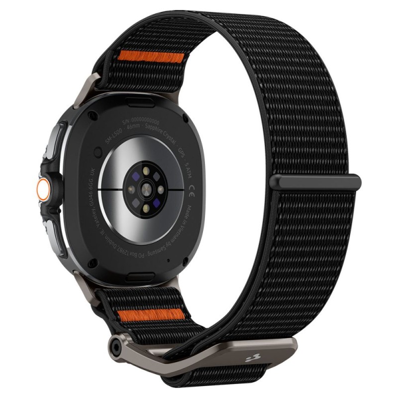SPIGEN DuraPro Flex каишка за Samsung Galaxy Watch 8 / Classic (40 / 44 / 46 мм) Black - SPIGEN DuraPro Flex каишка за Samsung Galaxy Watch 8 / Classic (40 / 44 / 46 мм) Black - 8800283312492-AMP10116
