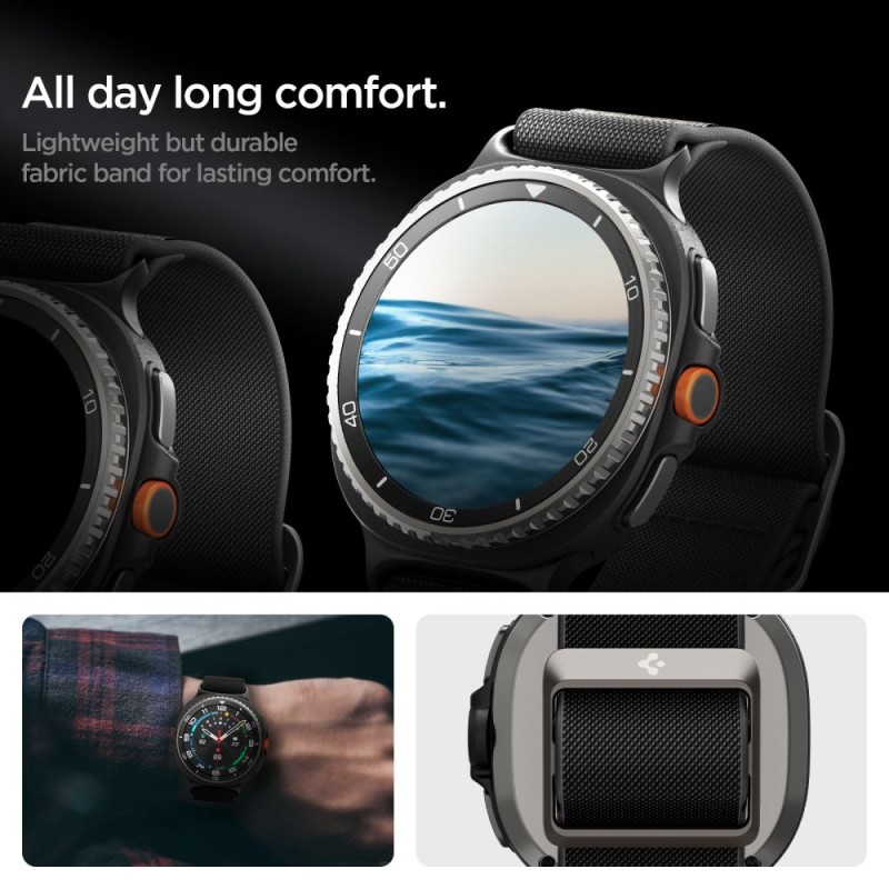 SPIGEN LITE FIT за Samsung Galaxy Watch 8 / Classic (40 / 44 / 46 мм) BLACK - SPIGEN LITE FIT за Samsung Galaxy Watch 8 / Classic (40 / 44 / 46 мм) BLACK - 8800283312508-AMP10117