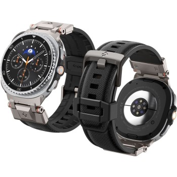 Spigen DuraPro Armor каишка за Samsung Galaxy Watch 8 / 9 / Classic (40 / 44 / 46 mm) черна