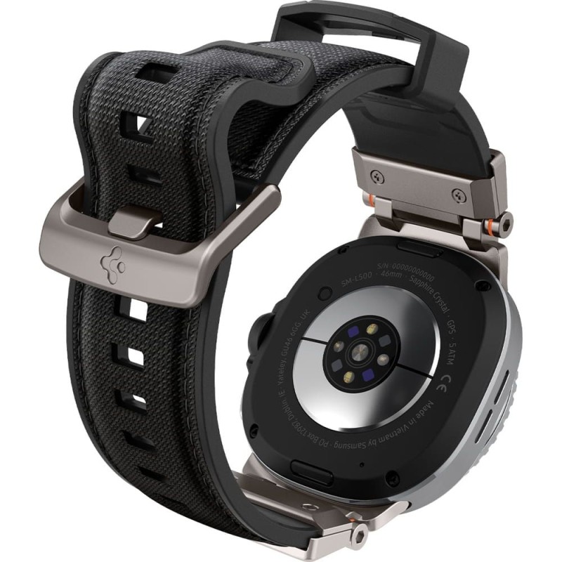 Spigen DuraPro Armor каишка за Samsung Galaxy Watch 8 / 9 / Classic (40 / 44 / 46 mm) черна Spigen DuraPro Armor каишка за Samsung Galaxy Watch 8 / 9 / Classic (40 / 44 / 46 mm) черна