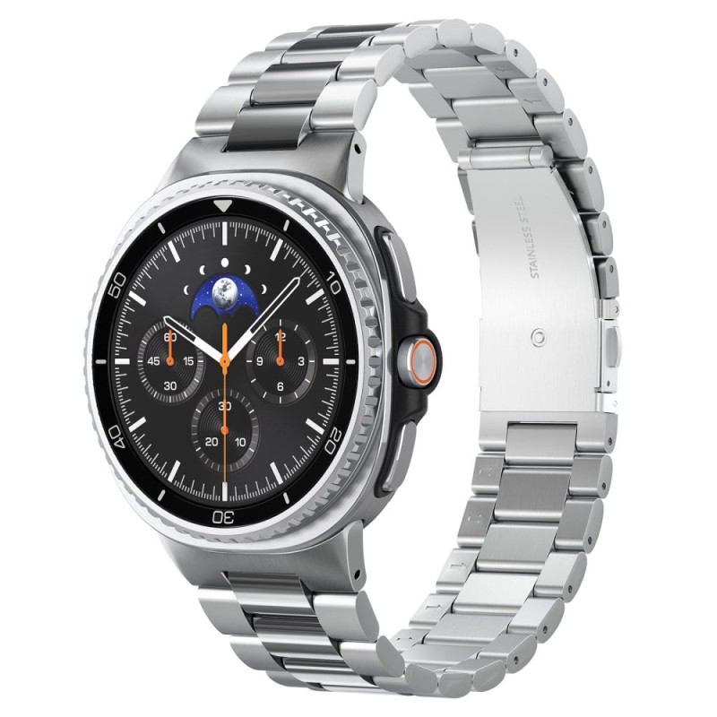 Spigen Modern Fit Band за Samsung Galaxy Watch 8 / Watch 9 / Classic (40 / 44 / 46 мм) Silver - 8800283312539-AMP10120