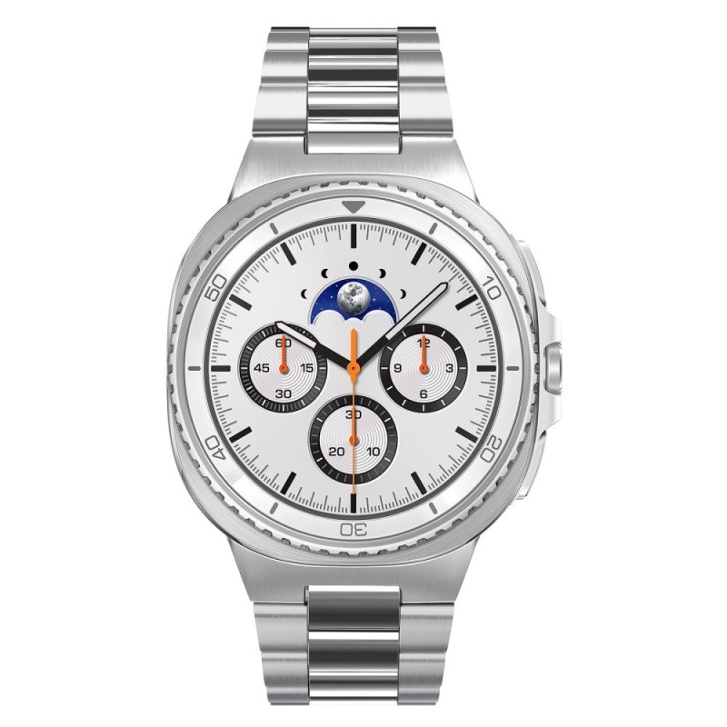 Spigen Modern Fit Band за Samsung Galaxy Watch 8 / Watch 9 / Classic (40 / 44 / 46 мм) Silver - 8800283312539-AMP10120
