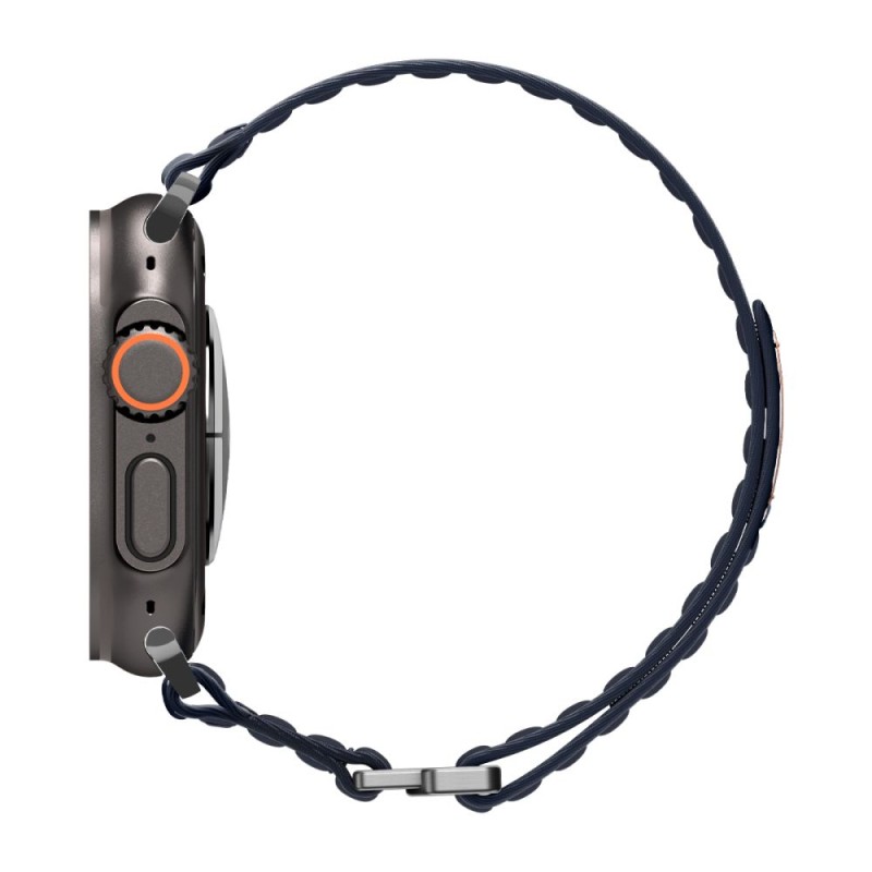Spigen WBF0 каишка за Apple Watch 8 / 9 / 10 / 11 / SE / Ultra (44 / 45 / 46 / 49 мм) Navy - Spigen WBF0 каишка за Apple Watch 8 / 9 / 10 / 11 / SE / Ultra (44 / 45 / 46 / 49 мм) Navy - 8800283312775-AMP10143