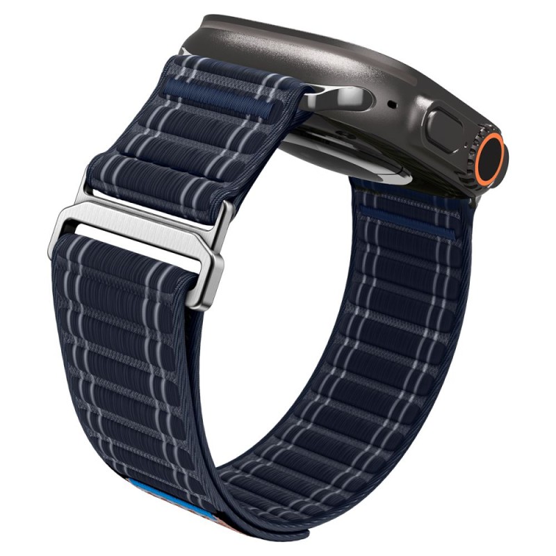 Spigen WBF0 каишка за Apple Watch 8 / 9 / 10 / 11 / SE / Ultra (44 / 45 / 46 / 49 мм) Navy - Spigen WBF0 каишка за Apple Watch 8 / 9 / 10 / 11 / SE / Ultra (44 / 45 / 46 / 49 мм) Navy - 8800283312775-AMP10143