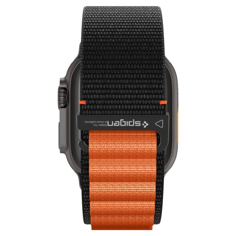 SPIGEN WBF1 каишка за Apple Watch 8/9/10/11/SE/ULTRA (44/45/46/49 мм) черна/оранжева - SPIGEN WBF1 каишка за Apple Watch 8/9/10/11/SE/ULTRA (44/45/46/49 мм) черна/оранжева - 8800283312799-AMP10145