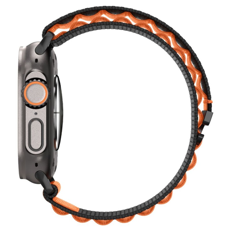 SPIGEN WBF1 каишка за Apple Watch 8/9/10/11/SE/ULTRA (44/45/46/49 мм) черна/оранжева - SPIGEN WBF1 каишка за Apple Watch 8/9/10/11/SE/ULTRA (44/45/46/49 мм) черна/оранжева - 8800283312799-AMP10145