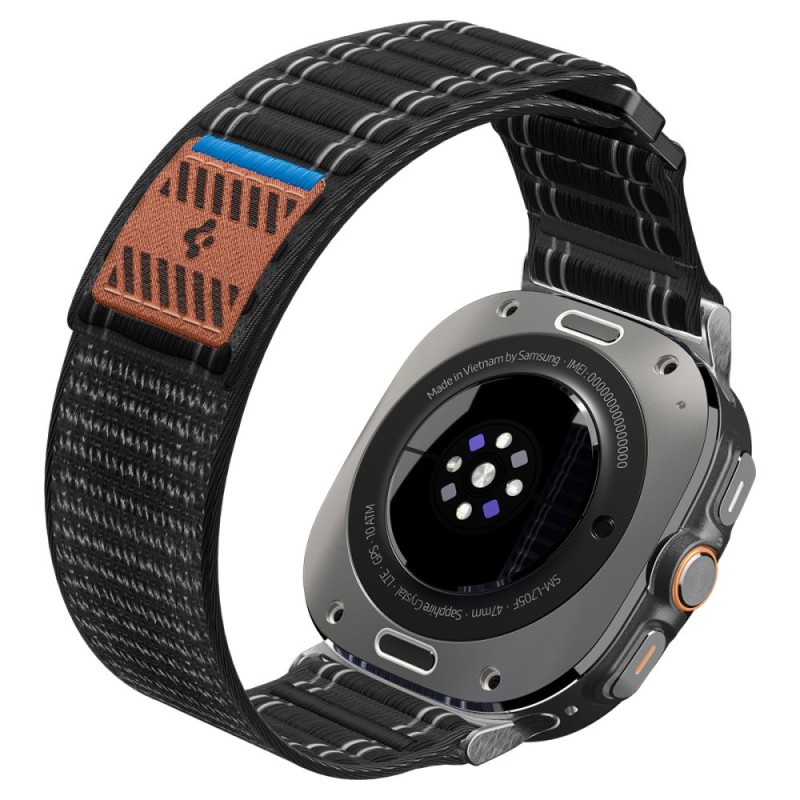 SPIGEN WBF0 лента за Samsung Galaxy Watch Ultra 2024/2025 (47 мм) Black - SPIGEN WBF0 лента за Samsung Galaxy Watch Ultra 2024/2025 (47 мм) Black - 8800283312805-AMP10146