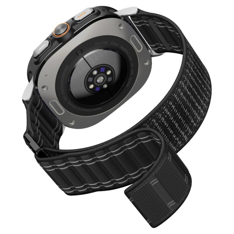 SPIGEN WBF0 лента за Samsung Galaxy Watch Ultra 2024/2025 (47 мм) Black - SPIGEN WBF0 лента за Samsung Galaxy Watch Ultra 2024/2025 (47 мм) Black - 8800283312805-AMP10146