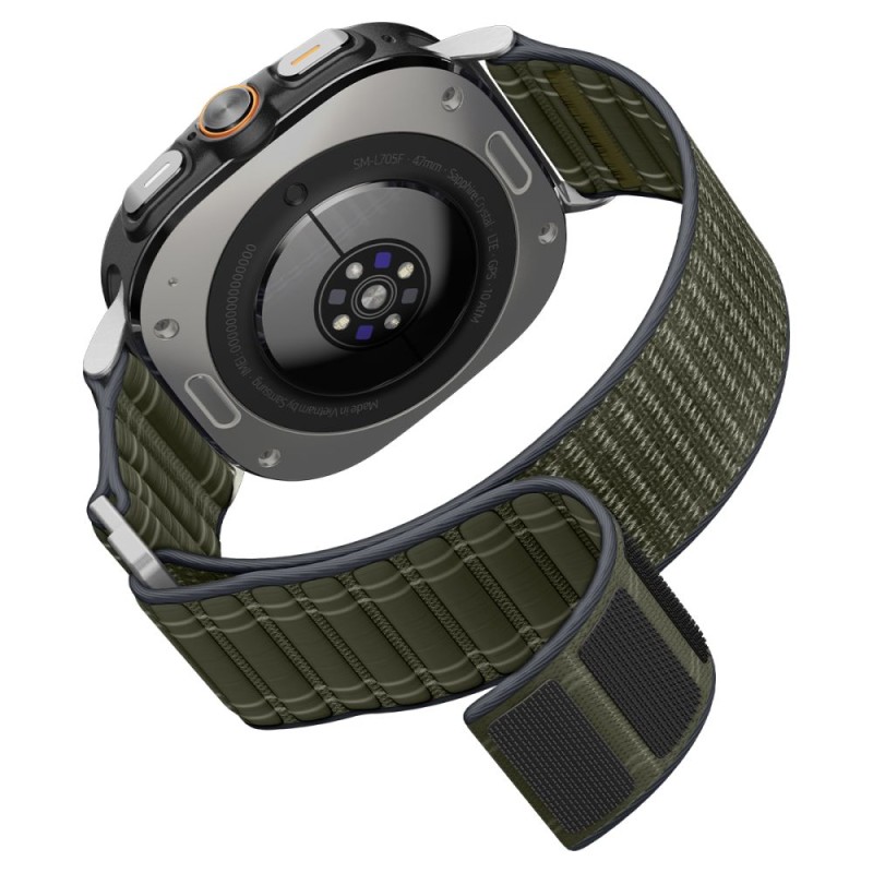 SPIGEN WBF0 каишка за Samsung Galaxy Watch Ultra 2024/2025 (47 мм) Green - SPIGEN WBF0 каишка за Samsung Galaxy Watch Ultra 2024/2025 (47 мм) Green - 8800283312812-AMP10147