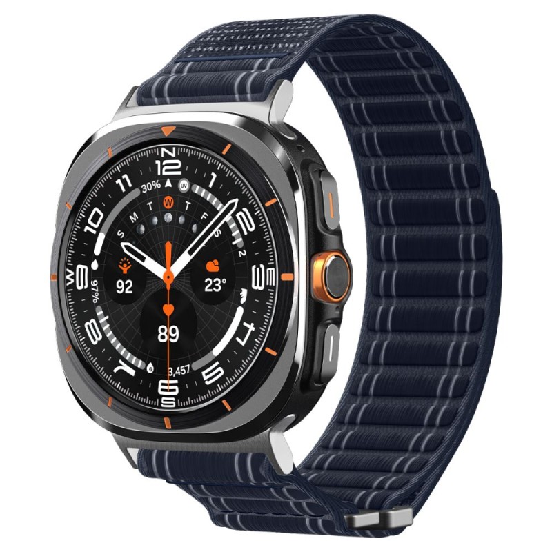 Spigen WBF0 каишка за Samsung Galaxy Watch Ultra 2024/2025 (47 мм) Navy - Spigen WBF0 каишка за Samsung Galaxy Watch Ultra 2024/2025 (47 мм) Navy - 8800283312829-AMP10148