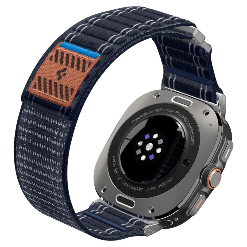 Spigen WBF0 каишка за Samsung Galaxy Watch Ultra 2024/2025 (47 мм) Navy - Spigen WBF0 каишка за Samsung Galaxy Watch Ultra 2024/2025 (47 мм) Navy - 8800283312829-AMP10148