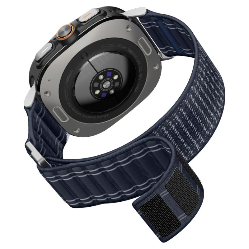 Spigen WBF0 каишка за Samsung Galaxy Watch Ultra 2024/2025 (47 мм) Navy - Spigen WBF0 каишка за Samsung Galaxy Watch Ultra 2024/2025 (47 мм) Navy - 8800283312829-AMP10148