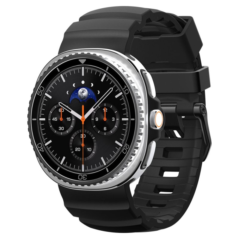 Spigen WBS2 силиконова каишка за Samsung Galaxy Watch 8 / Classic (40/44/46 мм) Black - Spigen WBS2 силиконова каишка за Samsung Galaxy Watch 8 / Classic (40/44/46 мм) Black - 8800283312836-AMP10151
