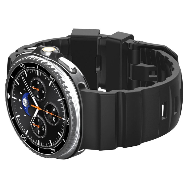 Spigen WBS2 силиконова каишка за Samsung Galaxy Watch 8 / Classic (40/44/46 мм) Black - Spigen WBS2 силиконова каишка за Samsung Galaxy Watch 8 / Classic (40/44/46 мм) Black - 8800283312836-AMP10151