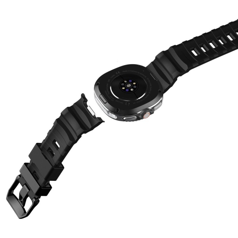 Spigen WBS2 силиконова каишка за Samsung Galaxy Watch 8 / Classic (40/44/46 мм) Black - Spigen WBS2 силиконова каишка за Samsung Galaxy Watch 8 / Classic (40/44/46 мм) Black - 8800283312836-AMP10151