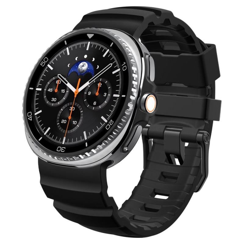 Spigen WBS2 силиконова каишка за Samsung Galaxy Watch 8 / Classic (40/44/46 мм) Black - Spigen WBS2 силиконова каишка за Samsung Galaxy Watch 8 / Classic (40/44/46 мм) Black - 8800283312836-AMP10151
