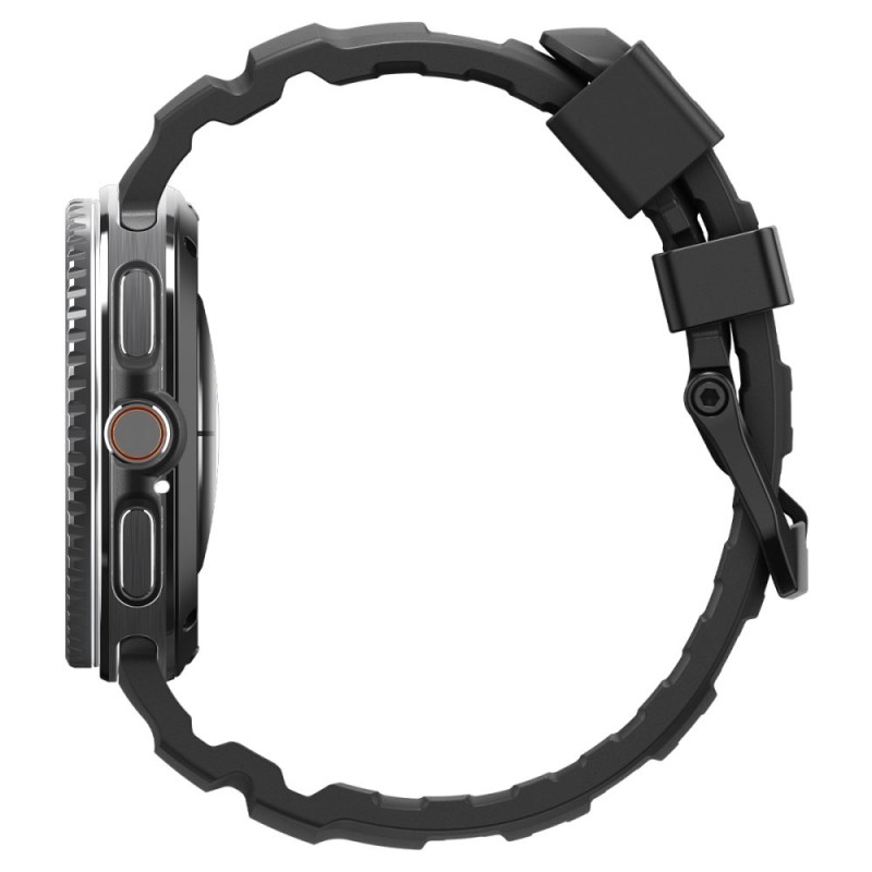 Spigen WBS2 силиконова каишка за Samsung Galaxy Watch 8 / Classic (40/44/46 мм) Black - Spigen WBS2 силиконова каишка за Samsung Galaxy Watch 8 / Classic (40/44/46 мм) Black - 8800283312836-AMP10151