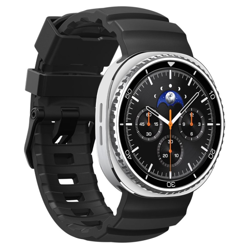 Spigen WBS2 силиконова каишка за Samsung Galaxy Watch 8 / Classic (40/44/46 мм) Black - Spigen WBS2 силиконова каишка за Samsung Galaxy Watch 8 / Classic (40/44/46 мм) Black - 8800283312836-AMP10151