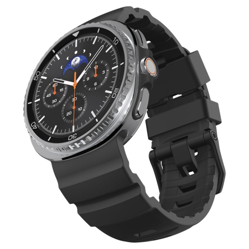 Spigen WBS2 силиконова каишка за Samsung Galaxy Watch 8 / Classic (40/44/46 мм) Black - Spigen WBS2 силиконова каишка за Samsung Galaxy Watch 8 / Classic (40/44/46 мм) Black - 8800283312836-AMP10151