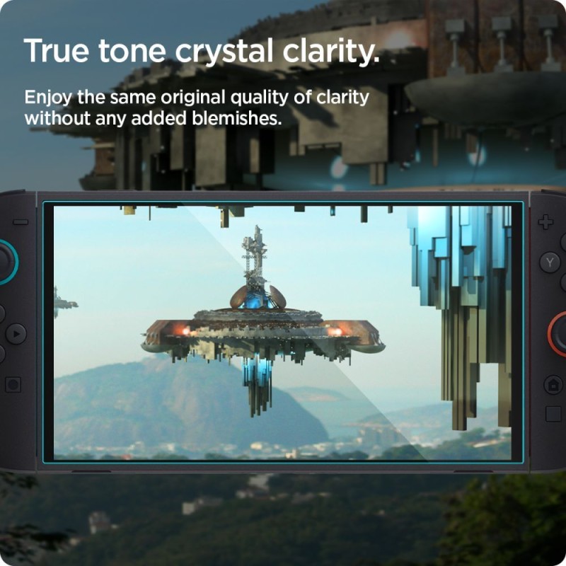Spigen Glas.TR EZ Fit закалено стъкло 2 бр. за Nintendo Switch 2 (Clear) - 8800283312881-AGL10156
