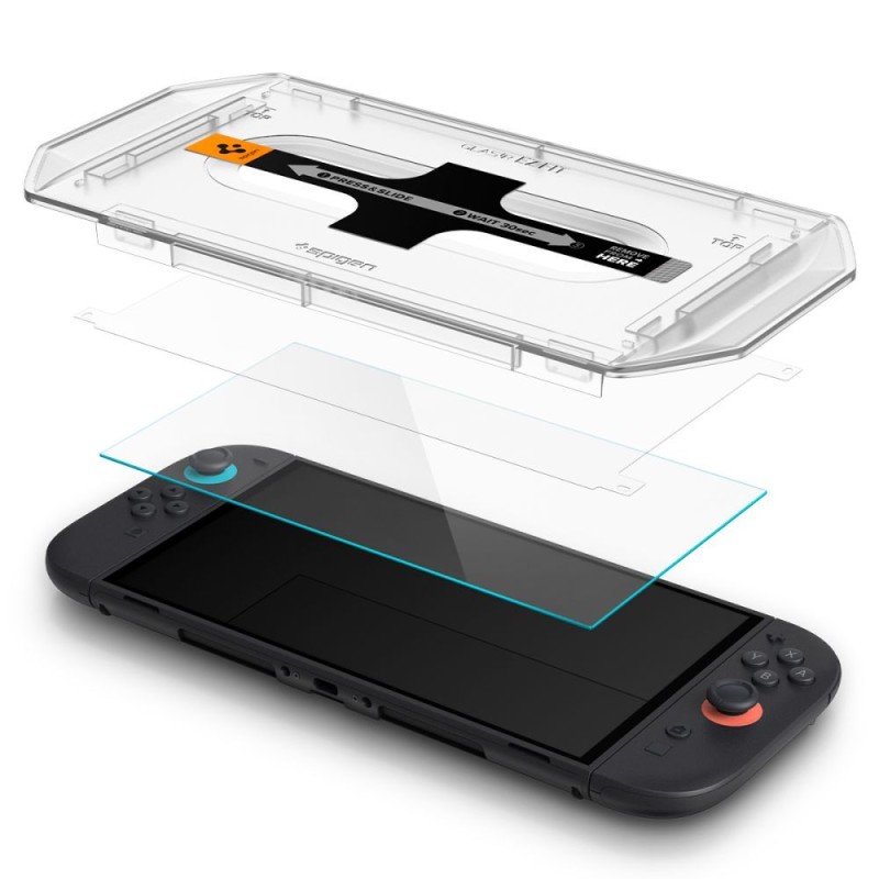 Spigen Glas.TR EZ Fit закалено стъкло 2 бр. за Nintendo Switch 2 (Clear) - 8800283312881-AGL10156