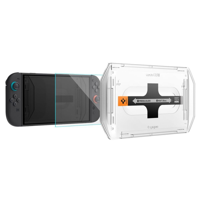 Spigen Glas.TR EZ Fit закалено стъкло 2 бр. за Nintendo Switch 2 (Clear) - 8800283312881-AGL10156