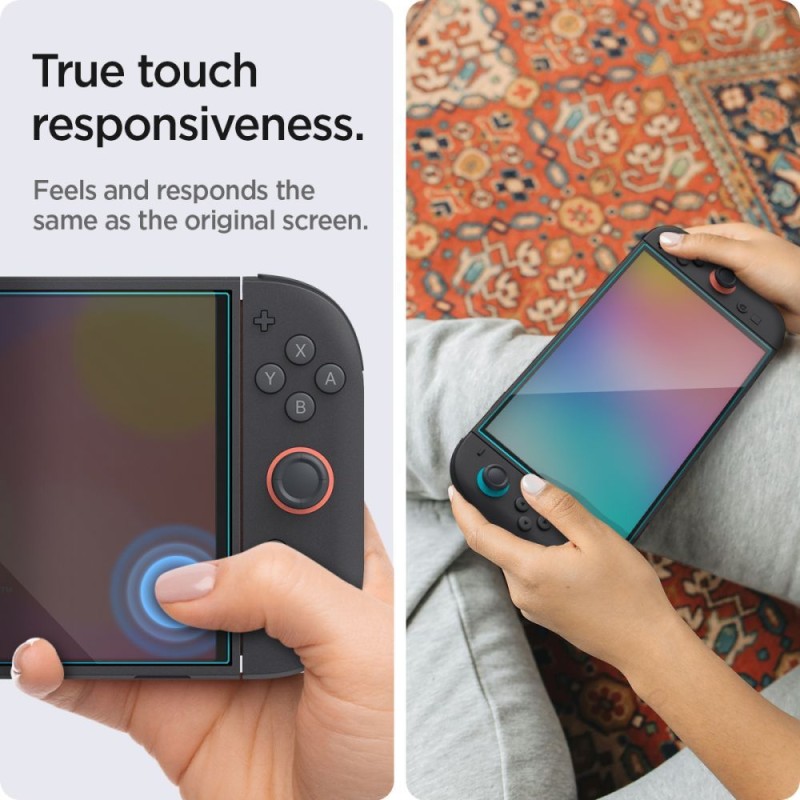 Spigen Glas.TR EZ Fit закалено стъкло 2 бр. за Nintendo Switch 2 (Clear) - 8800283312881-AGL10156