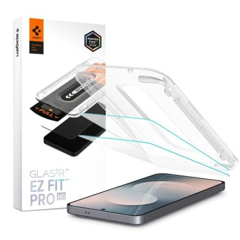 Spigen Glas.tR „EZ Fit Pro” закалено стъкло за Samsung Galaxy S25 FE (CLEAR), 2 броя