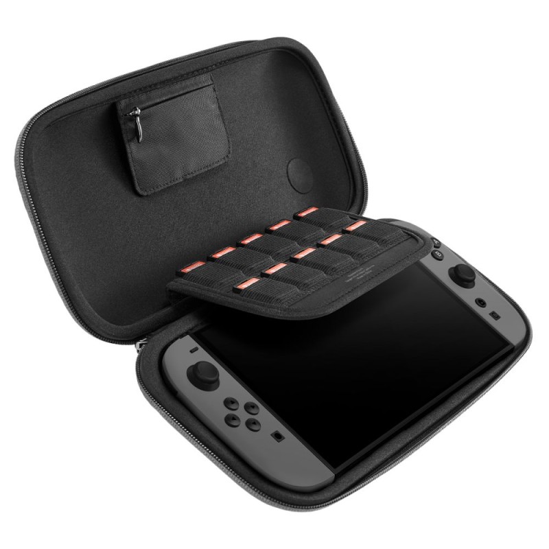 Spigen Klasden Pouch за Nintendo Switch 2, charcoal grey - Spigen Klasden Pouch за Nintendo Switch 2, charcoal grey - 8800283313369-AGP10204