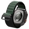 SPIGEN WBF1 каишка за Apple Watch 8/9/10/11/SE/Ultra (44/45/46/49 мм) черна/зелена - SPIGEN WBF1 каишка за Apple Watch 8/9/10/11/SE/Ultra (44/45/46/49 мм) черна/зелена - 8800283313574-AMP10223