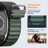 SPIGEN WBF1 каишка за Apple Watch 8/9/10/11/SE/Ultra (44/45/46/49 мм) черна/зелена - SPIGEN WBF1 каишка за Apple Watch 8/9/10/11/SE/Ultra (44/45/46/49 мм) черна/зелена - 8800283313574-AMP10223