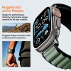 SPIGEN WBF1 каишка за Apple Watch 8/9/10/11/SE/Ultra (44/45/46/49 мм) черна/зелена - SPIGEN WBF1 каишка за Apple Watch 8/9/10/11/SE/Ultra (44/45/46/49 мм) черна/зелена - 8800283313574-AMP10223