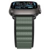 SPIGEN WBF1 каишка за Apple Watch 8/9/10/11/SE/Ultra (44/45/46/49 мм) черна/зелена - SPIGEN WBF1 каишка за Apple Watch 8/9/10/11/SE/Ultra (44/45/46/49 мм) черна/зелена - 8800283313574-AMP10223