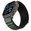 SPIGEN WBF1 каишка за Apple Watch 8/9/10/11/SE/Ultra (44/45/46/49 мм) черна/зелена - SPIGEN WBF1 каишка за Apple Watch 8/9/10/11/SE/Ultra (44/45/46/49 мм) черна/зелена - 8800283313574-AMP10223