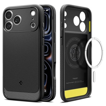 SPIGEN Rugged Armor MagSafe iPhone 17 Pro Max Matt Black (ACS10263)