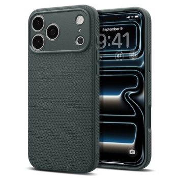 Spigen Liquid Air за iPhone 17 Pro Max Abyss Green