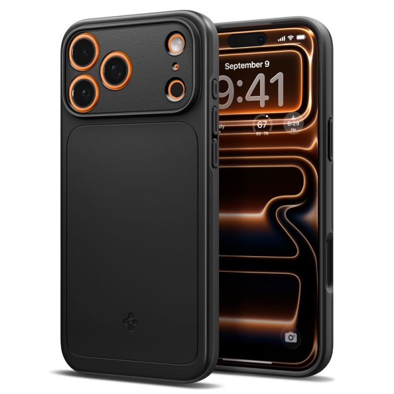 Spigen Thin Fit MagSafe за iPhone 17 Pro Max, черен - Spigen Thin Fit MagSafe за iPhone 17 Pro Max, черен - 8800283314069-ACS10274