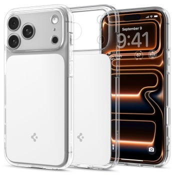 Spigen Ultra Hybrid „T” Magsafe за iPhone 17 Pro Max, Glossy White (SKU: 8800283314120-ACS10280)