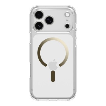 SPIGEN ULTRA HYBRID MagSafe iPhone 17 PRO MAX Clear/Gold (SKU: 8800283314168-ACS10284)