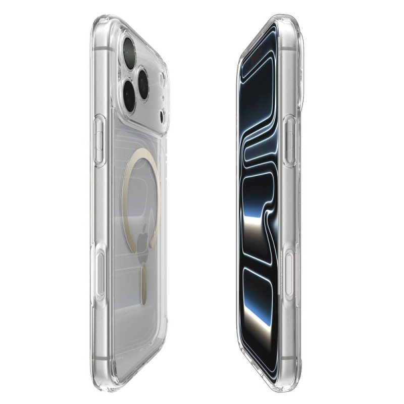 SPIGEN ULTRA HYBRID MagSafe iPhone 17 PRO MAX Clear/Gold (SKU: 8800283314168-ACS10284) - SPIGEN ULTRA HYBRID MagSafe iPhone 17 PRO MAX Clear/Gold (SKU: 8800283314168-ACS10284) - 8800283314168-ACS10284