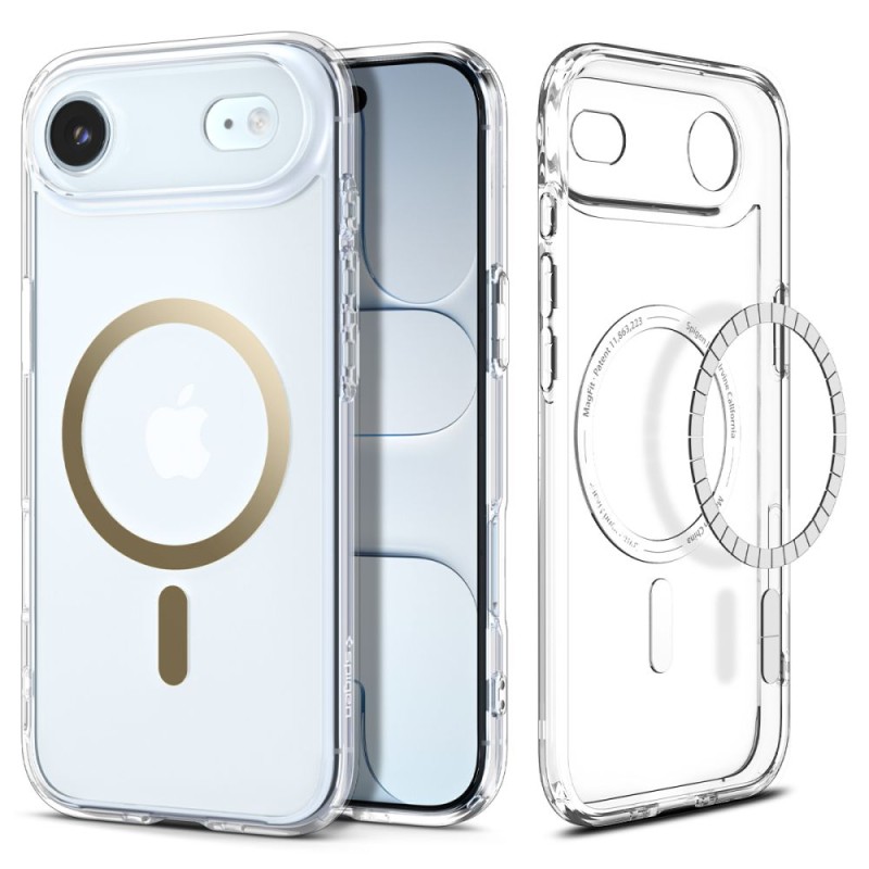 Spigen Ultra Hybrid MagSafe iPhone Air (clear/gold) - Spigen Ultra Hybrid MagSafe iPhone Air (clear/gold) - 8800283314472-ACS10315