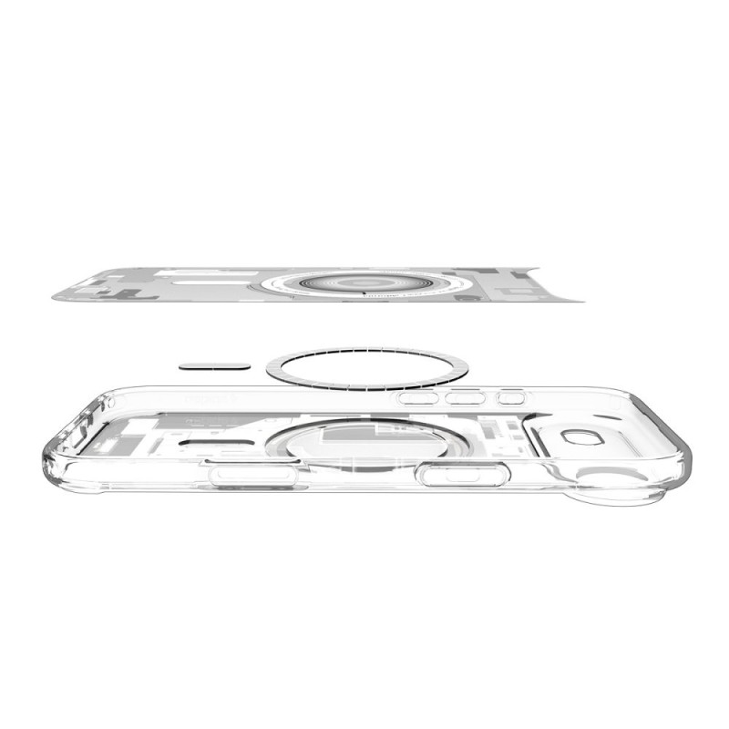 Spigen Ultra Hybrid с MagSafe за iPhone Air/Zero One (бяло) - Spigen Ultra Hybrid с MagSafe за iPhone Air/Zero One (бяло) - 8800283314502-ACS10318