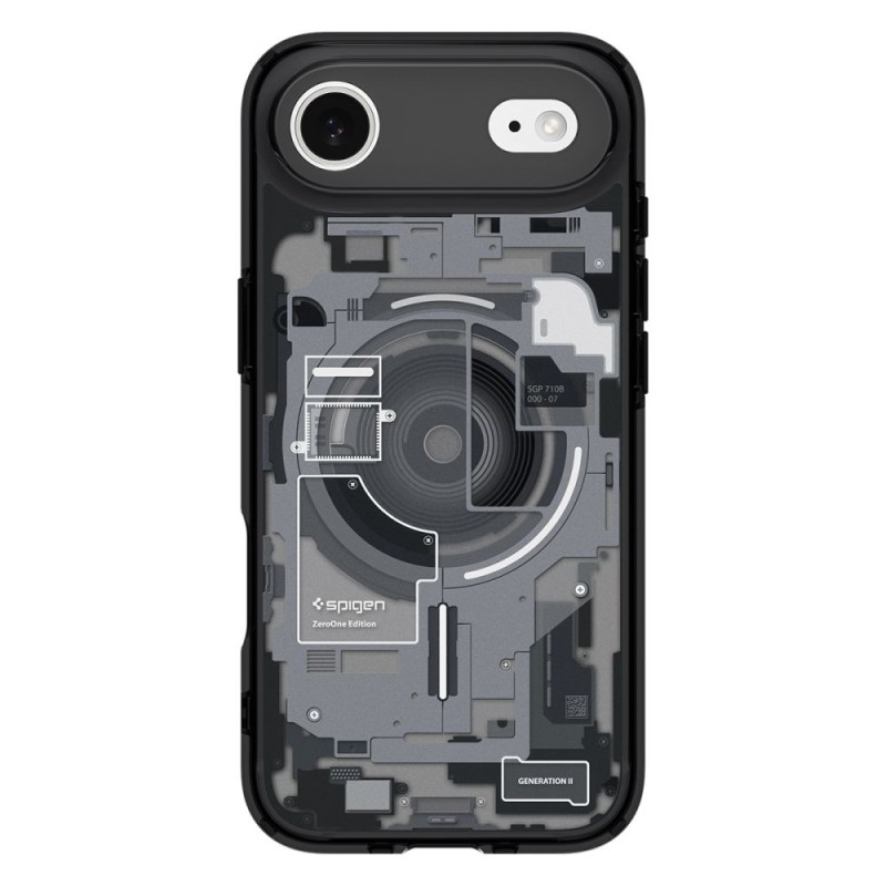 Spigen Ultra Hybrid MagSafe за iPhone Air / Zero One (черен) - Spigen Ultra Hybrid MagSafe за iPhone Air / Zero One (черен) - 8800283314526-ACS10320
