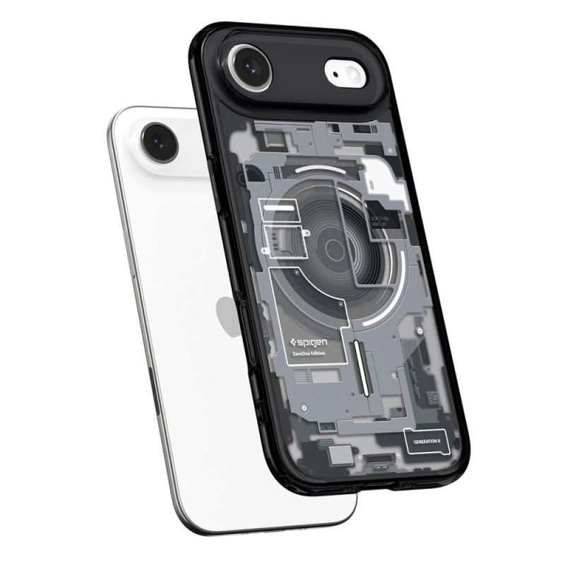 Spigen Ultra Hybrid MagSafe за iPhone Air / Zero One (черен) - Spigen Ultra Hybrid MagSafe за iPhone Air / Zero One (черен) - 8800283314526-ACS10320
