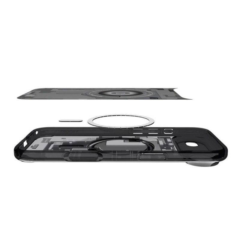 Spigen Ultra Hybrid MagSafe за iPhone Air / Zero One (черен) - Spigen Ultra Hybrid MagSafe за iPhone Air / Zero One (черен) - 8800283314526-ACS10320