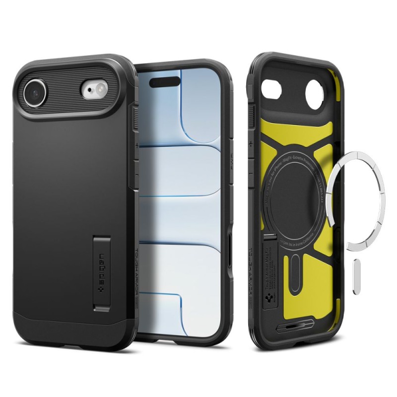 Spigen Tough Armor „T” MagSafe калъф за iPhone Air (черен) - 8800283314564-ACS10324