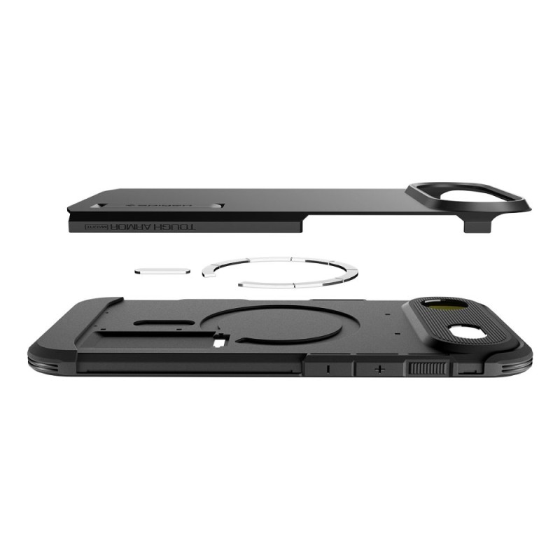 Spigen Tough Armor „T” MagSafe калъф за iPhone Air (черен) - 8800283314564-ACS10324