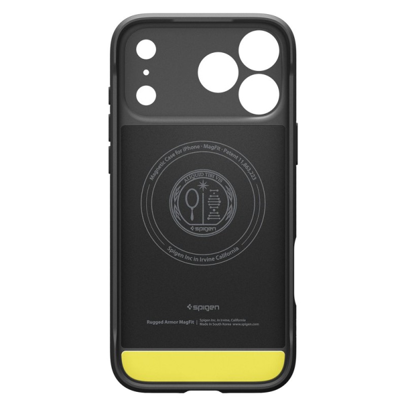 SPIGEN Rugged Armor MagSafe за iPhone 17 Pro – матово черно - SPIGEN Rugged Armor MagSafe за iPhone 17 Pro – матово черно - 8800283314618-ACS10329